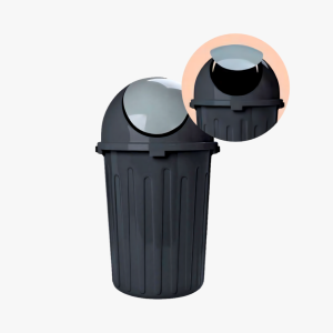 LIXEIRA BASCULANTE PRETA – 80L