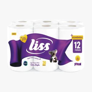 PAPEL HIGIÊNICO LISS FOLHA DUPLA - 12 ROLOS